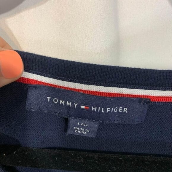 Tommy Hilfiger Woman’s V Neck 100% Cotton Sweater. Gorgeous. Size Large. - Picture 4 of 8